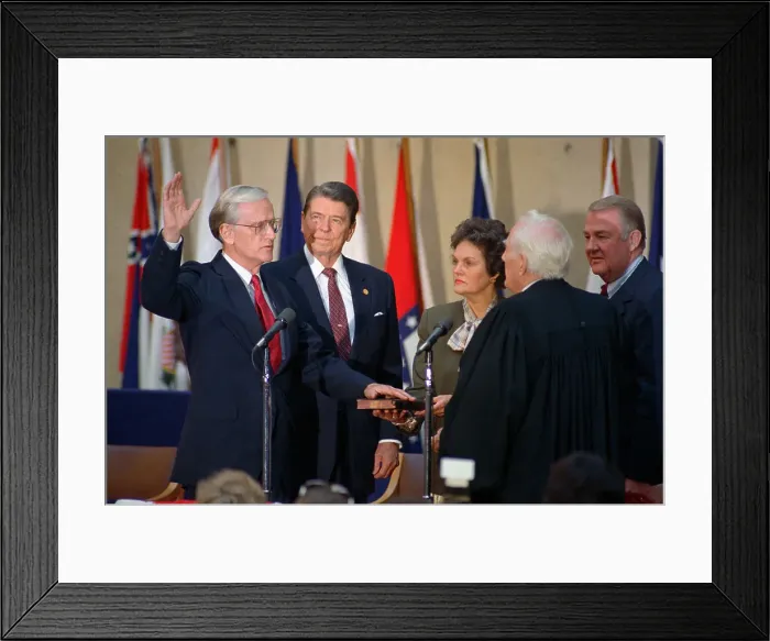 Framed Print : Swearing In of FBI Leader Framed Print : Swearing In of FBI Leader