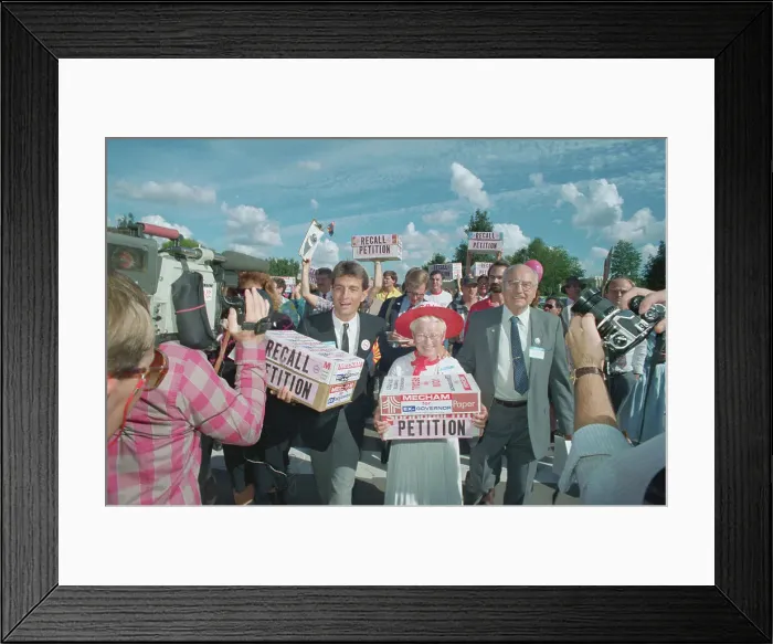 Framed Print : People Carrying Boxes Containing Petitions Framed Print : People Carrying Boxes Containing Petitions