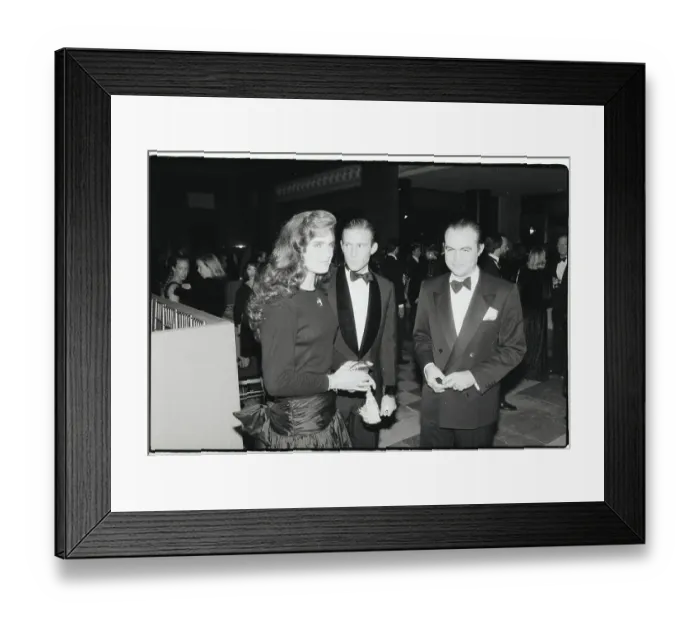 Framed Print : Brooke Shields With Prince Karil Framed Print : Brooke Shields With Prince Karil