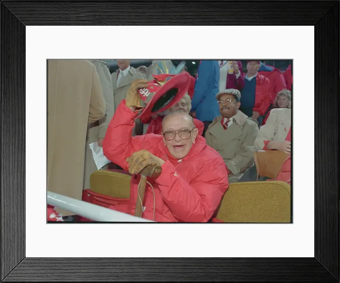 Framed Print : Board Chairman of Saint Louis Cardinals Honoring Team from Grandstand Framed Print : Board Chairman of Saint Louis Cardinals Honoring Team from Grandstand