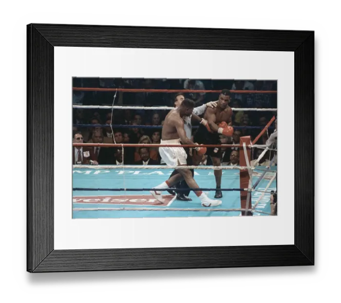 Framed Print : Mike Tyson and Tyrell Biggs Boxing Framed Print : Mike Tyson and Tyrell Biggs Boxing