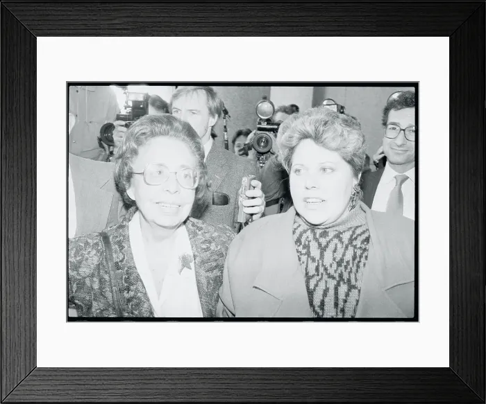 Framed Print : Hortense Gabel and Her Daughter Framed Print : Hortense Gabel and Her Daughter