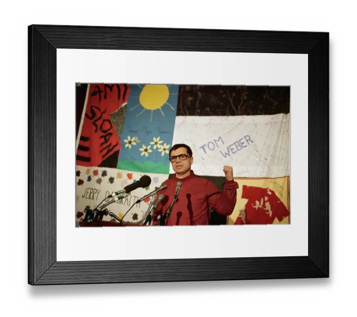 Framed Print : Robert Blake Speaking Framed Print : Robert Blake Speaking