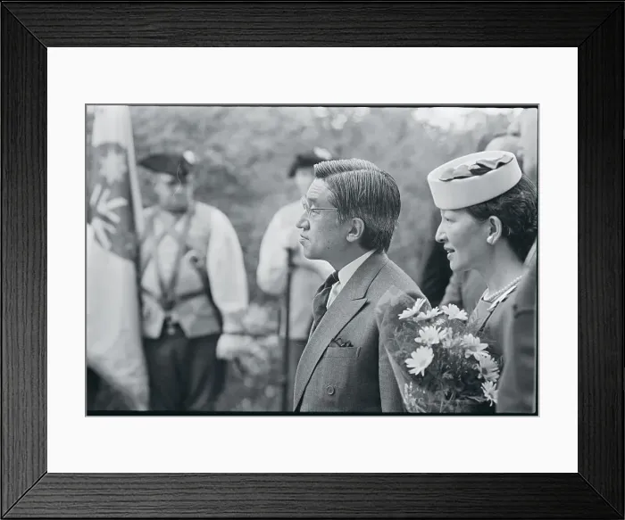 Framed Print : Prince Akihito and Princess Michiko Framed Print : Prince Akihito and Princess Michiko