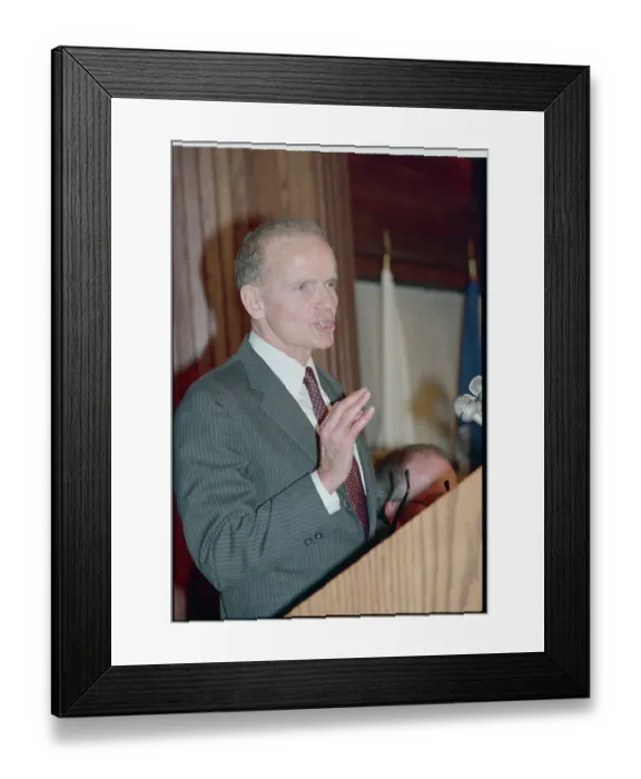 Framed Print : William Proxmire Speaking Framed Print : William Proxmire Speaking