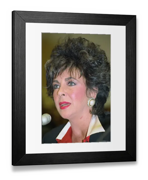 Framed Print : Elizabeth Taylor Testifying Framed Print : Elizabeth Taylor Testifying
