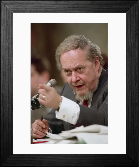 Framed Print : Robert Bork Speaking at Confirmation Hearing Framed Print : Robert Bork Speaking at Confirmation Hearing