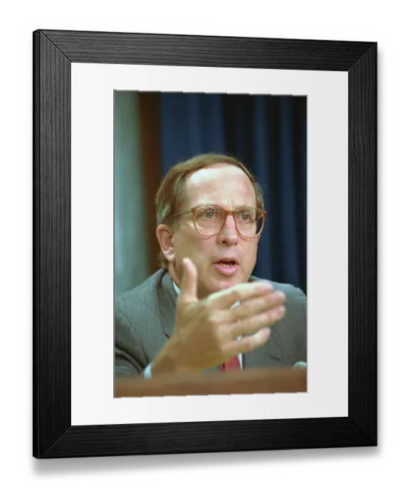 Framed Print : Portrait of Sam Nunn Framed Print : Portrait of Sam Nunn