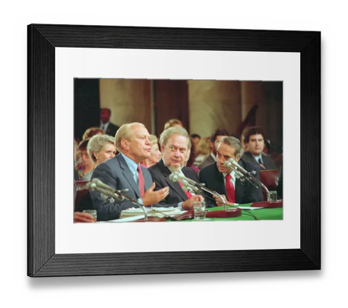 Framed Print : Gerald Ford Testifying Framed Print : Gerald Ford Testifying