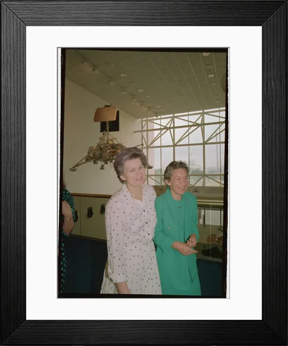 Framed Print : Valentina Tereshkove Receiving Tour from Mary Cleve Framed Print : Valentina Tereshkove Receiving Tour from Mary Cleve