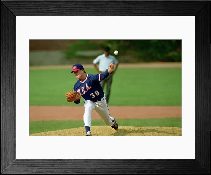 Framed Print : Jim Abbott Pitching Framed Print : Jim Abbott Pitching