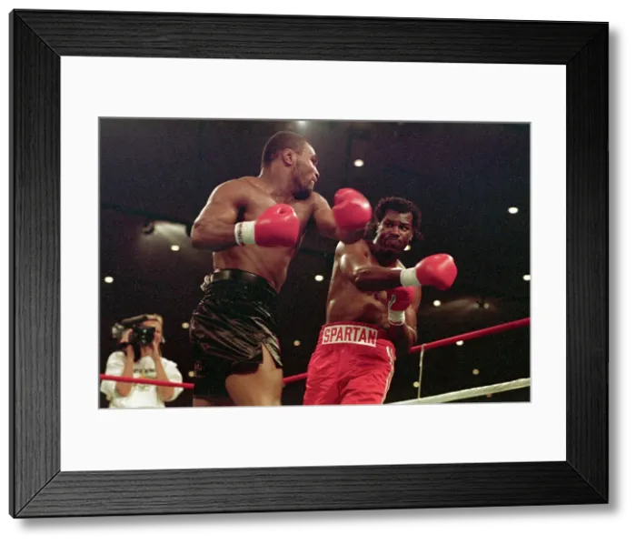 Framed Print : Mike Tyson and Tony Tucker Trade Punches Framed Print : Mike Tyson and Tony Tucker Trade Punches