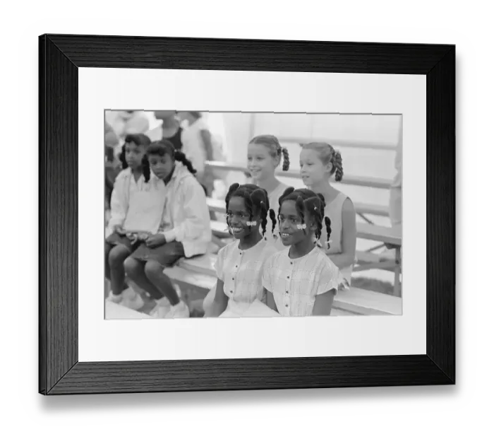 Framed Print : Identical Twins at Competition