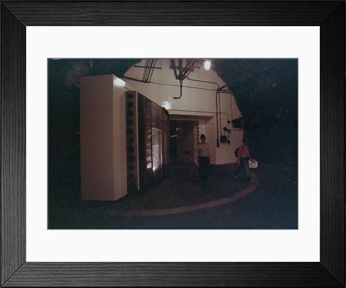 Framed Print : Military Personnel Walking Through Blasted Door Framed Print : Military Personnel Walking Through Blasted Door