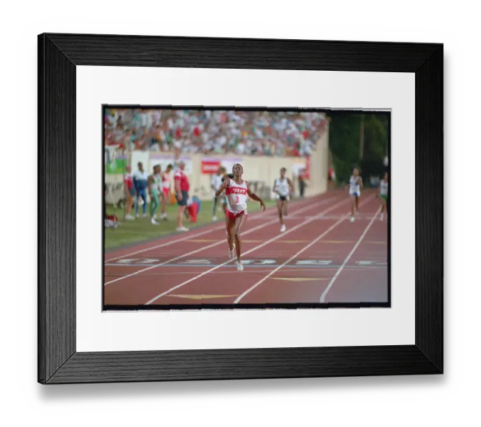 Framed Print : Valerie Brisco Winning Gold Medal Framed Print : Valerie Brisco Winning Gold Medal