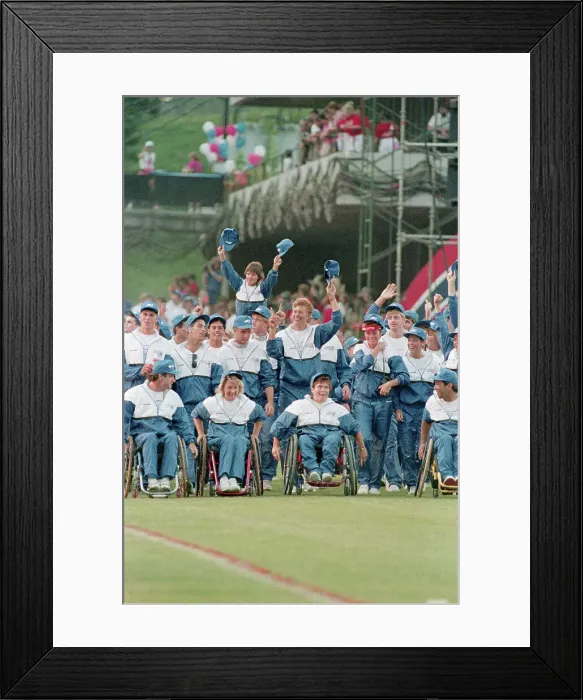 Framed Print : Athletes March Into The Opening Ceremony Framed Print : Athletes March Into The Opening Ceremony