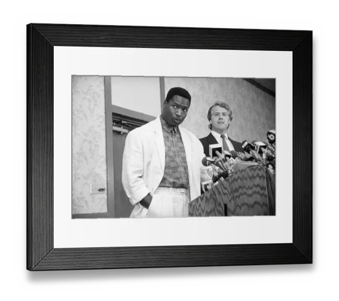 Framed Print : Bo Jackson Making Career Announcement Framed Print : Bo Jackson Making Career Announcement
