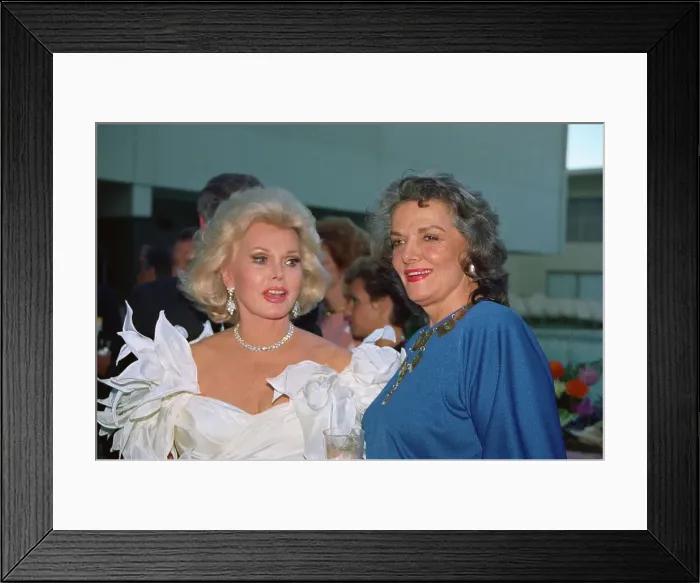 Framed Print : Zsa Zsa Gabor and Jane Russell Framed Print : Zsa Zsa Gabor and Jane Russell