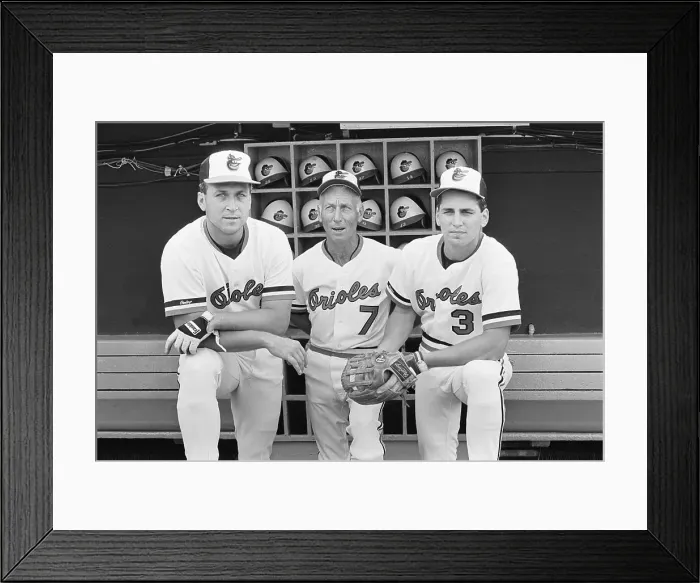 Framed Print : Cal Ripken Senior and Sons Framed Print : Cal Ripken Senior and Sons
