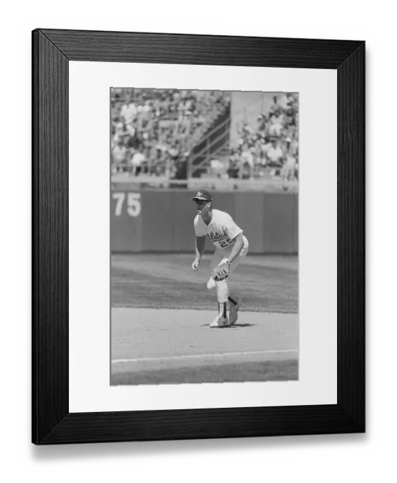 Framed Print : Mark McGwire Playing the Infield