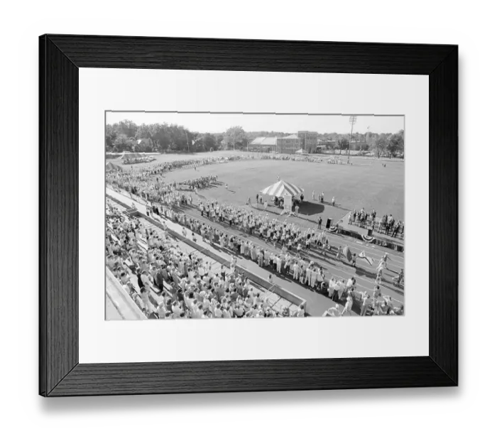 Framed Print : Senior Olympics Athletes Parade
