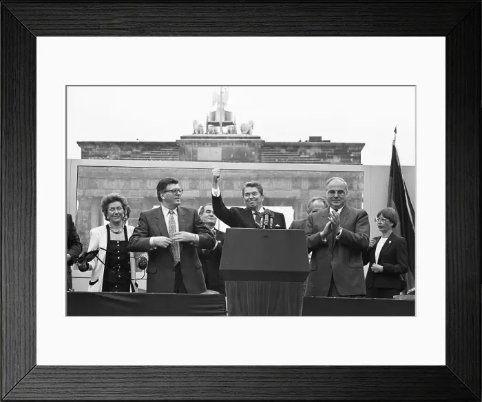 Framed Print : Ronald Reagan Giving Thumbs Up Sign Framed Print : Ronald Reagan Giving Thumbs Up Sign
