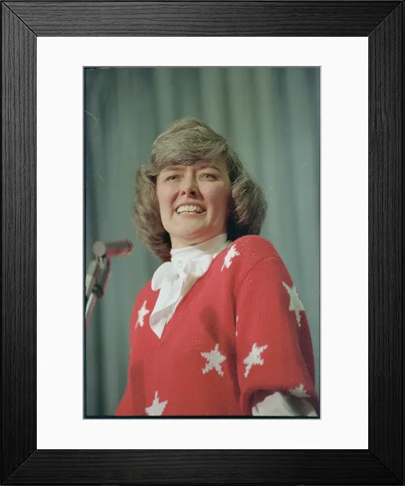 Framed Print : Portrait of Patricia Schroeder Framed Print : Portrait of Patricia Schroeder