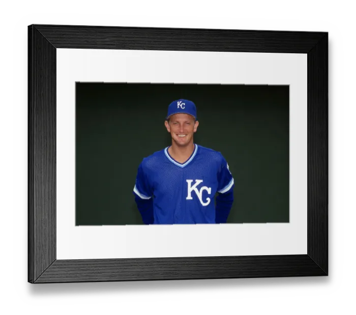 Framed Print : Portrait of Bret Saberhagen Framed Print : Portrait of Bret Saberhagen