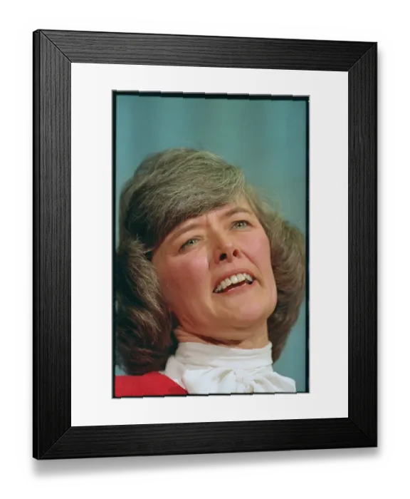 Framed Print : Portrait of Pat Schroeder Framed Print : Portrait of Pat Schroeder