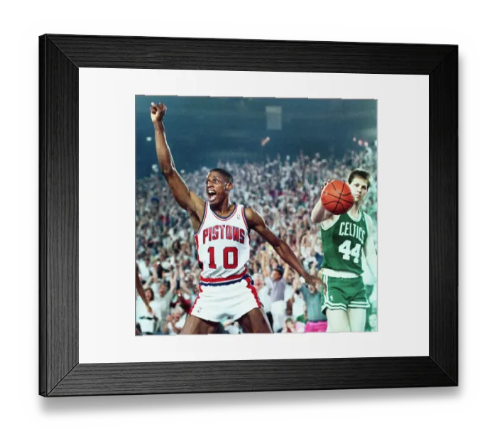 Framed Print : Dennis Rodman Celebrating Win Framed Print : Dennis Rodman Celebrating Win