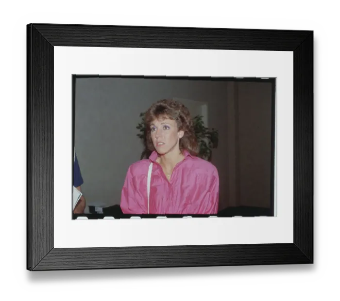 Framed Print : Mary Decker Slaney Speaking Framed Print : Mary Decker Slaney Speaking