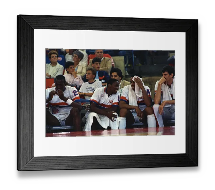 Framed Print : Isiah Thomas and Adrian Dantley Conversing Framed Print : Isiah Thomas and Adrian Dantley Conversing
