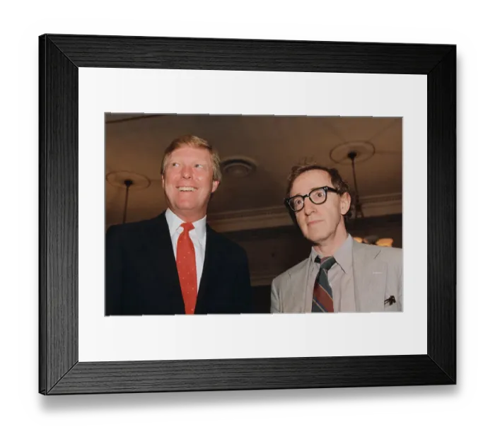 Framed Print : Woody Allen and Richard Gephardt Framed Print : Woody Allen and Richard Gephardt