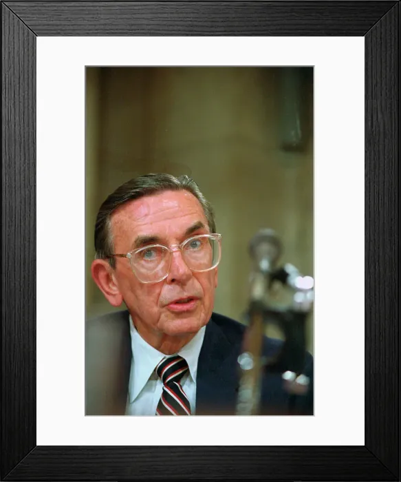 Framed Print : Edward Boland Questioning General Ricahrd Secord