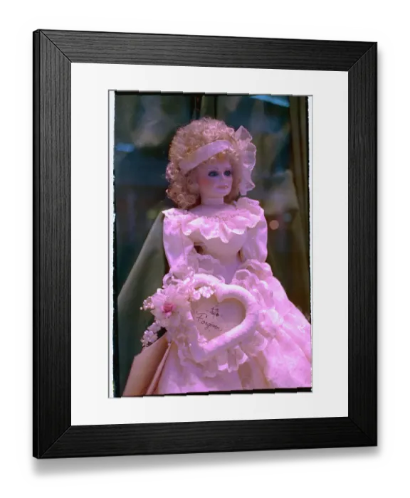 Framed Print : Doll Representing Opinion on Forgiving TV Evangelist Jim Bakker Framed Print : Doll Representing Opinion on Forgiving TV Evangelist Jim Bakker