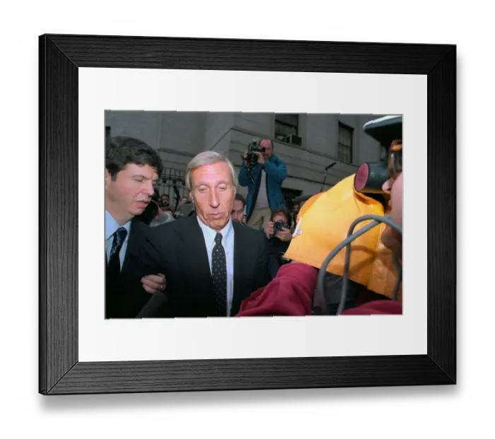 Framed Print : Ivan Boesky Arriving at Federal Court Framed Print : Ivan Boesky Arriving at Federal Court