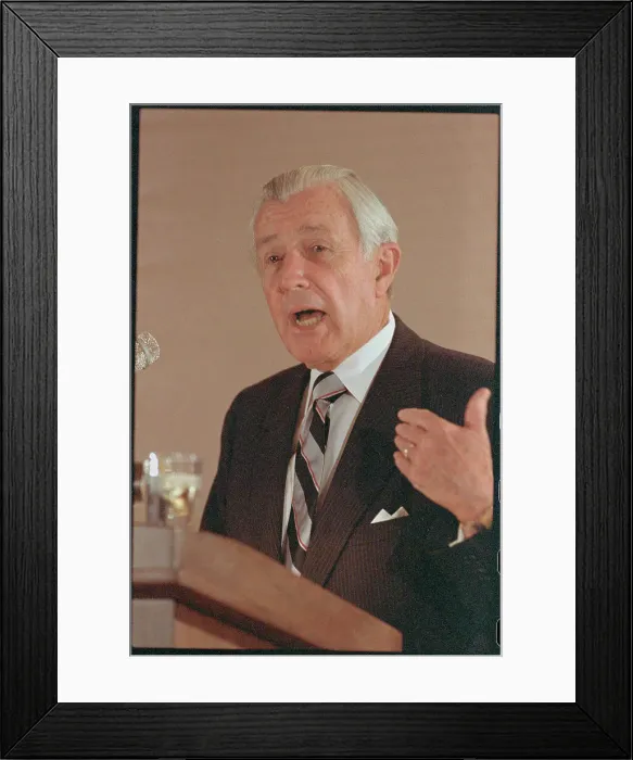Framed Print : Donald Regan Addressing Economic Club Framed Print : Donald Regan Addressing Economic Club
