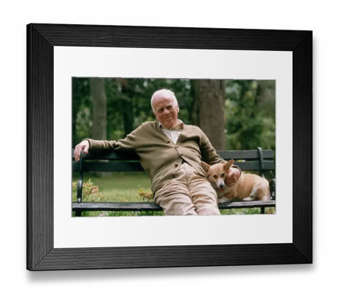 Framed Print : Portrait of Walker Percy Framed Print : Portrait of Walker Percy