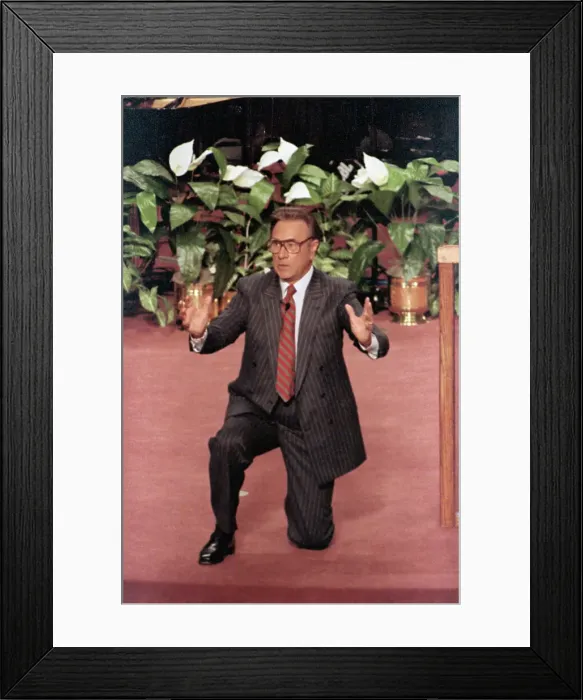 Framed Print : Oral Roberts Preaching