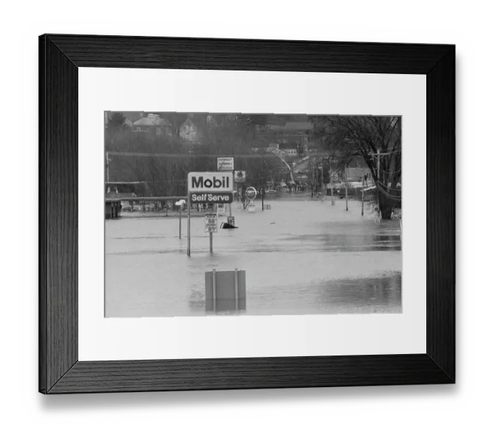 Framed Print : Pemingwasset River Overflows Its Banks Framed Print : Pemingwasset River Overflows Its Banks