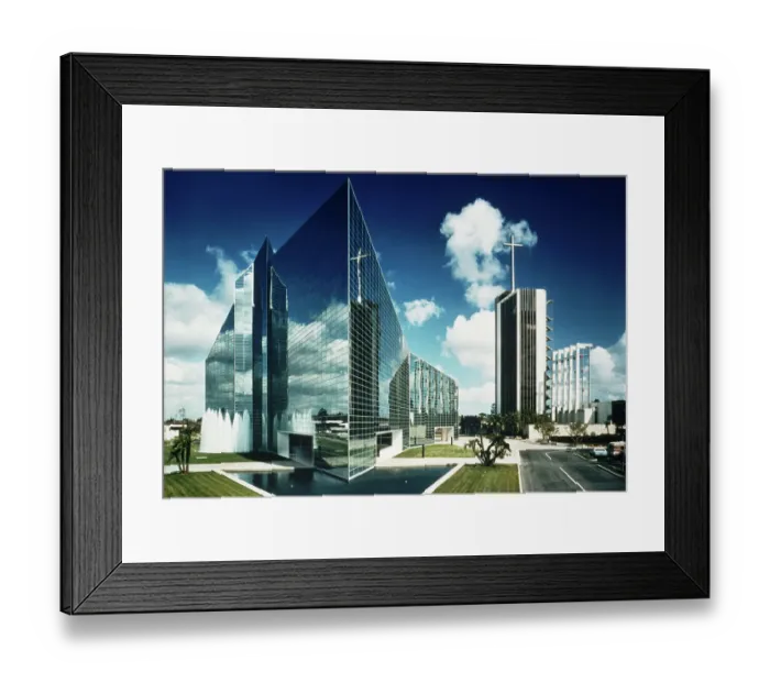 Framed Print : The Crystal Cathedral Framed Print : The Crystal Cathedral