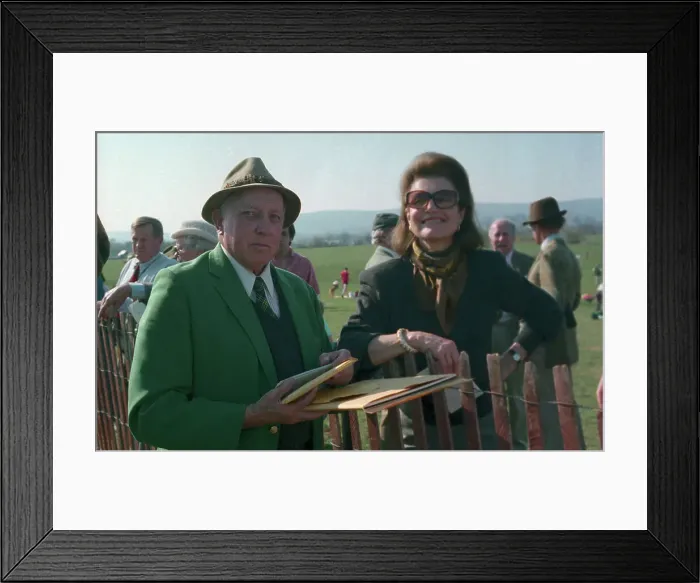 Framed Print : Jacqueline Kennedy Onassis and Marshall Hawkins Acknowledging Camera Framed Print : Jacqueline Kennedy Onassis and Marshall Hawkins Acknowledging Camera