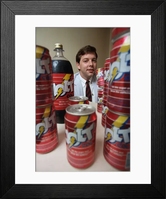 Framed Print : CJ Rapp Drinking Jolt Framed Print : CJ Rapp Drinking Jolt