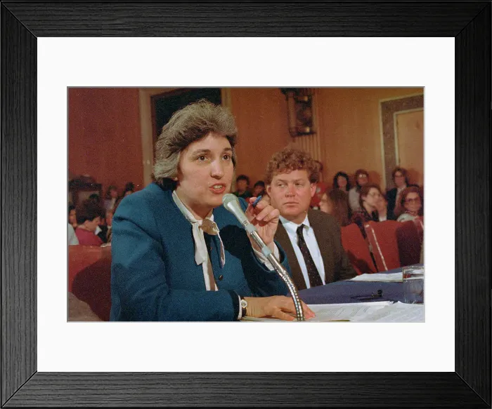 Framed Print : Eleanor Smeal and Edward Kennedy Jr. Advocating Framed Print : Eleanor Smeal and Edward Kennedy Jr. Advocating