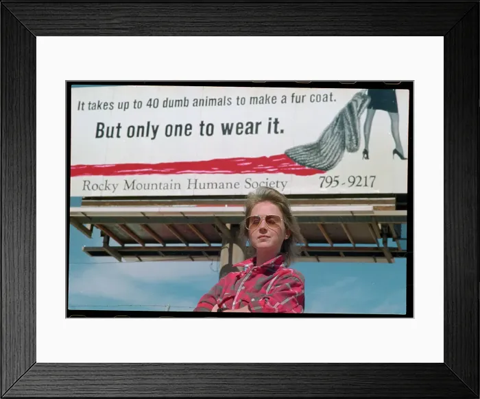 Framed Print : Robin T. Duxbury Protesting