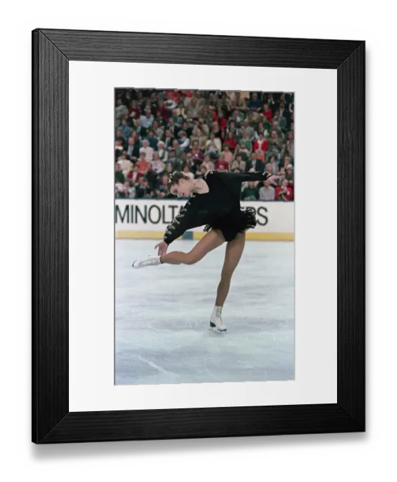 Framed Print : Katarina Witt Performing Framed Print : Katarina Witt Performing
