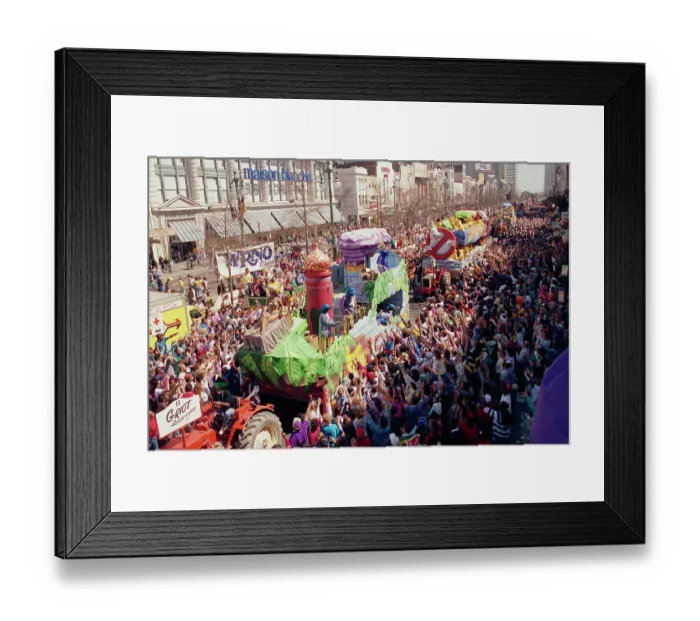 Framed Print : Zulu Parade in New Orleans Framed Print : Zulu Parade in New Orleans