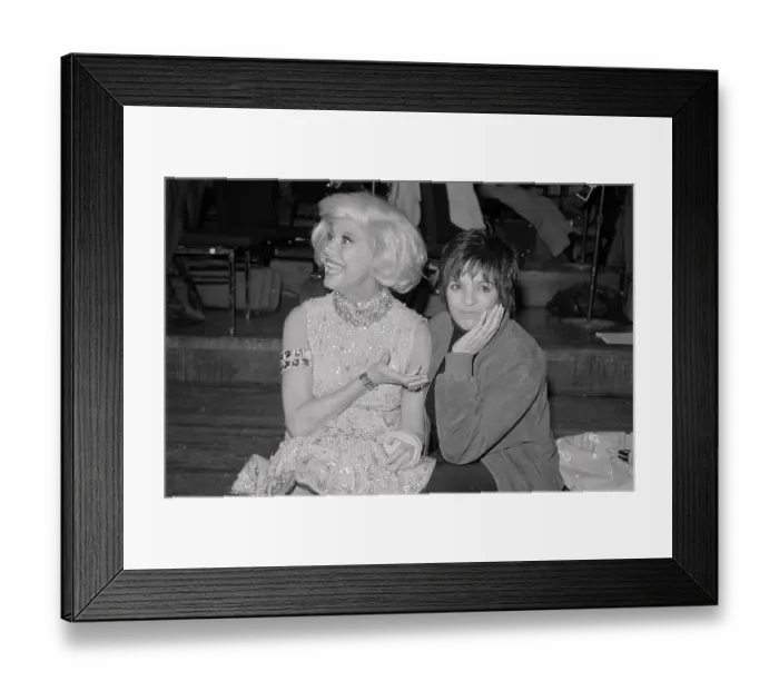 Framed Print : Carol Channing and Liza Minnelli Framed Print : Carol Channing and Liza Minnelli