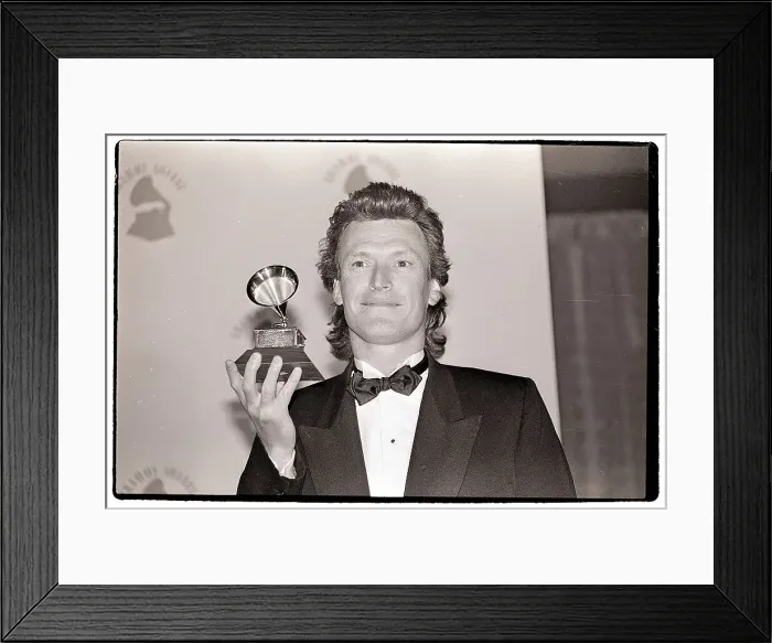 Framed Print : Steve Winwood Posing at the Grammys Framed Print : Steve Winwood Posing at the Grammys