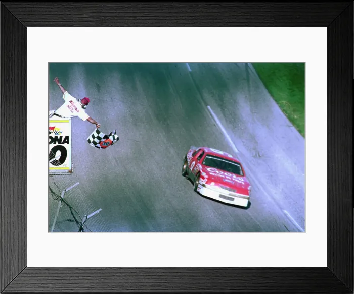 Framed Print : Bill Elliot Racing in His Thunderbird Framed Print : Bill Elliot Racing in His Thunderbird